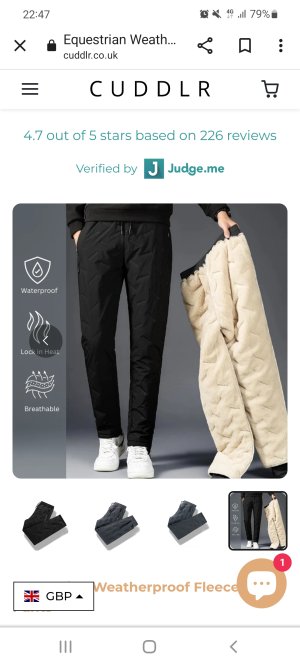 Equestrian Weatherproof Fleece Lined Pants – Cuddlr